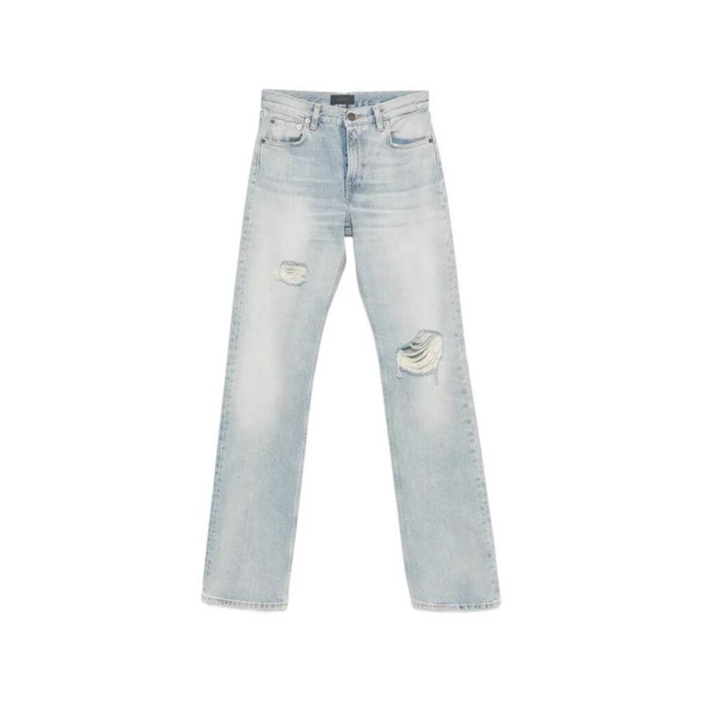 Haikure Women Distressed-Effect Straight-Leg Jeans